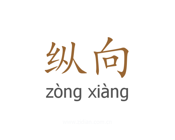 纵向