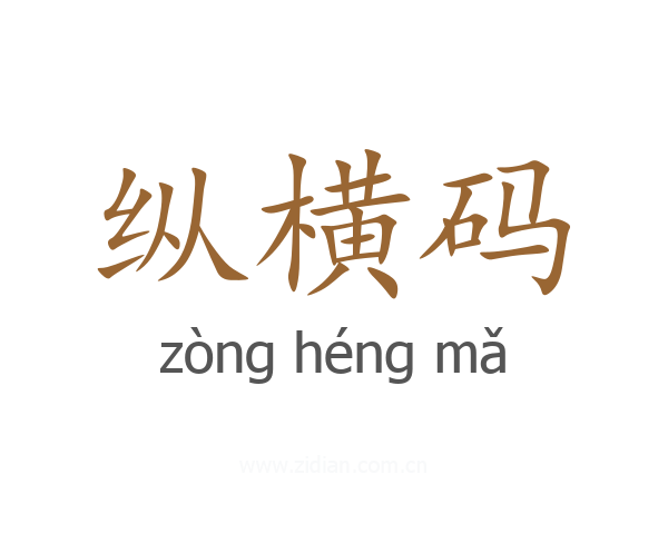 纵横码