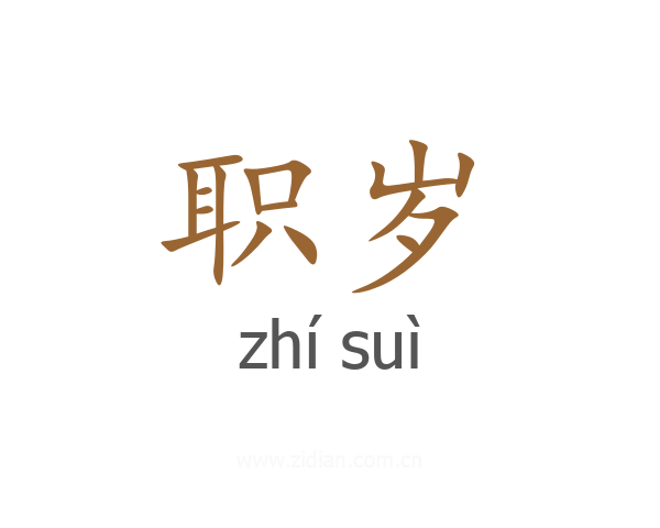 职岁
