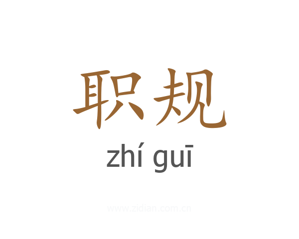 职规