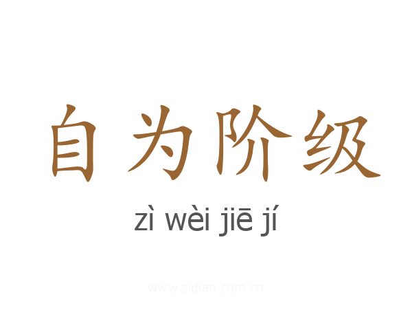 自为阶级