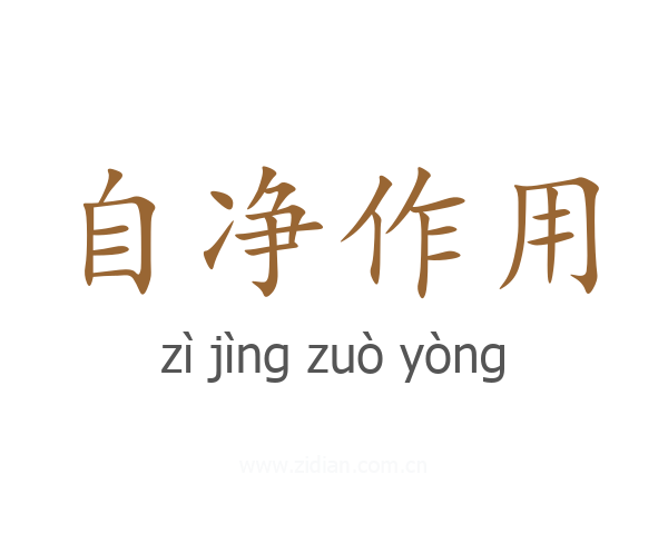 自净作用