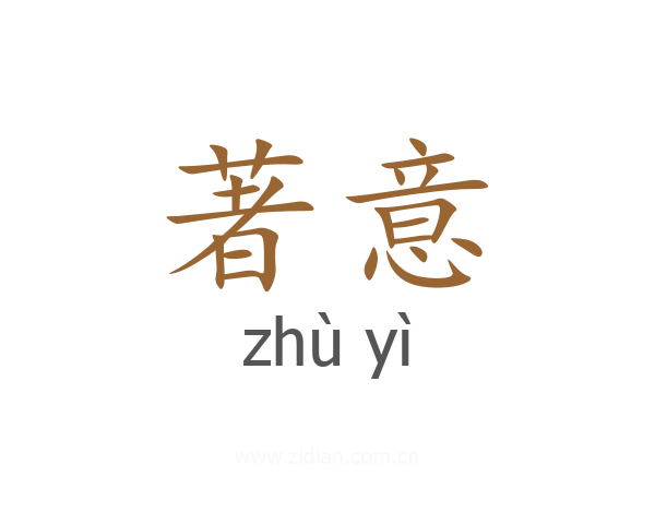 著意