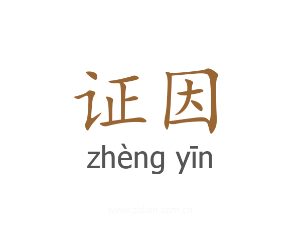 证因