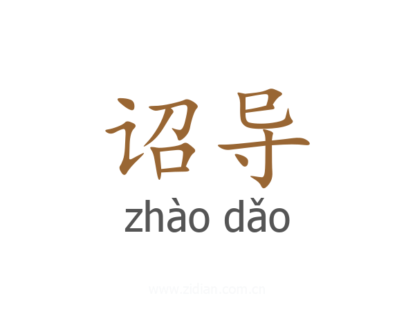 诏导