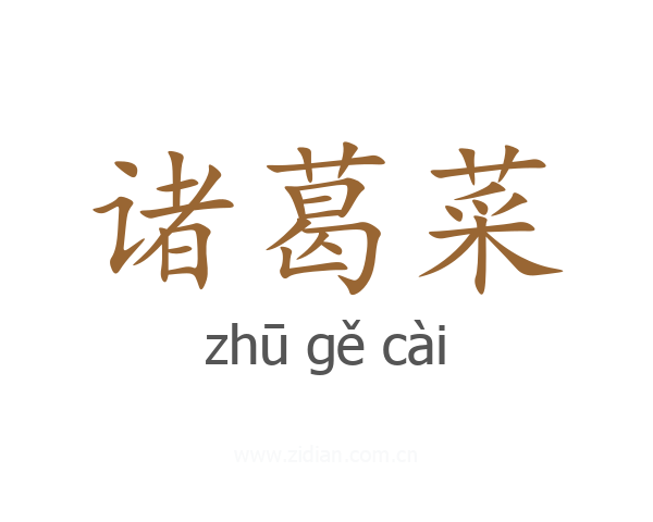 诸葛菜
