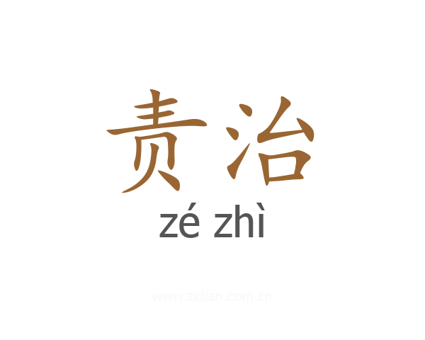 责治