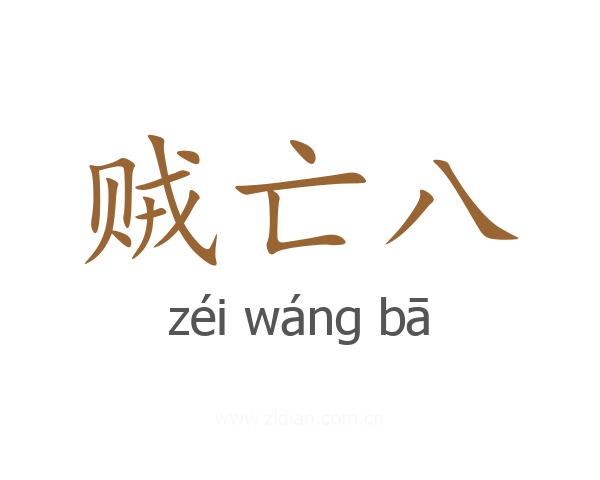 贼亡八