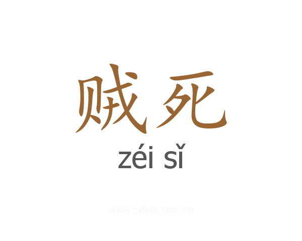 贼死
