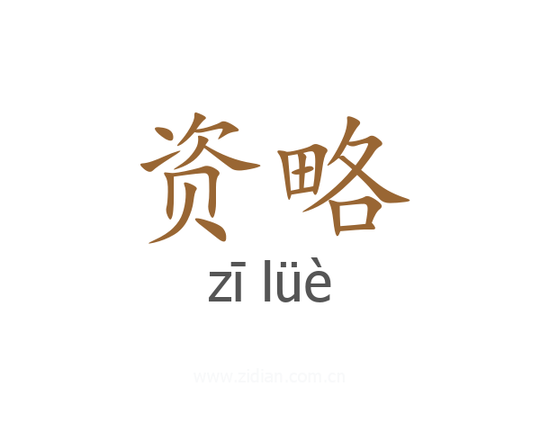 资略