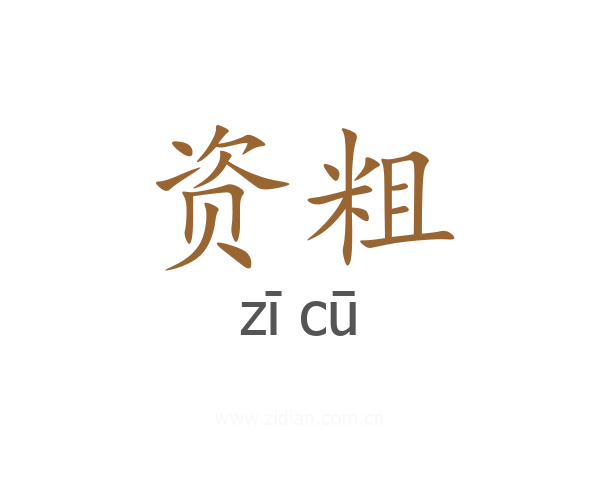 资粗