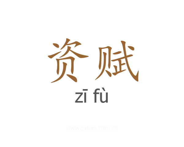 资赋