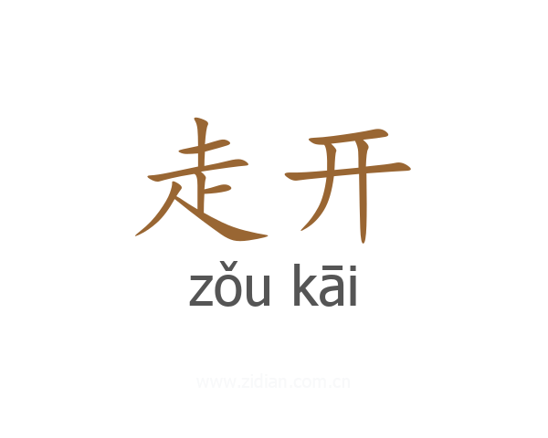 走开