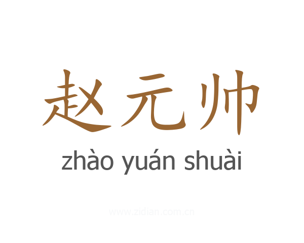 赵元帅