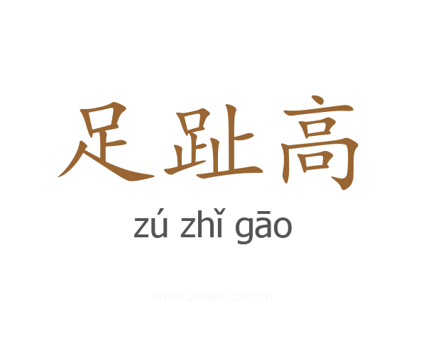 足趾高