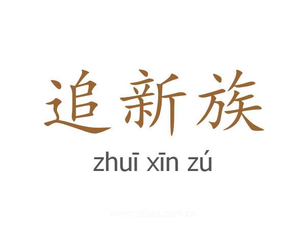 追新族