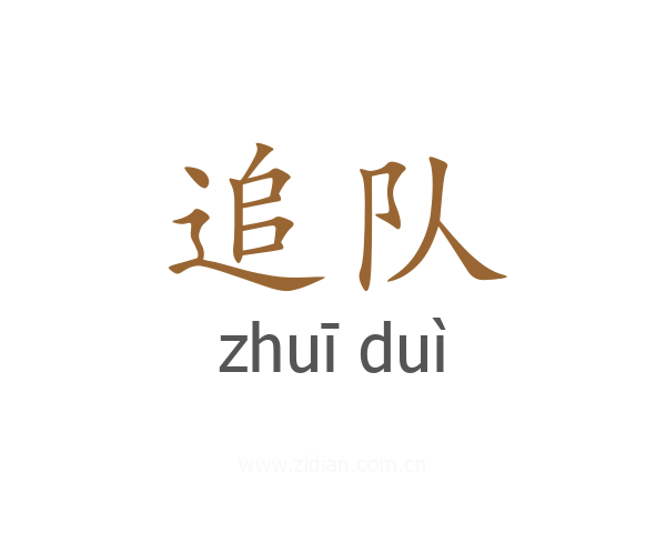 追队