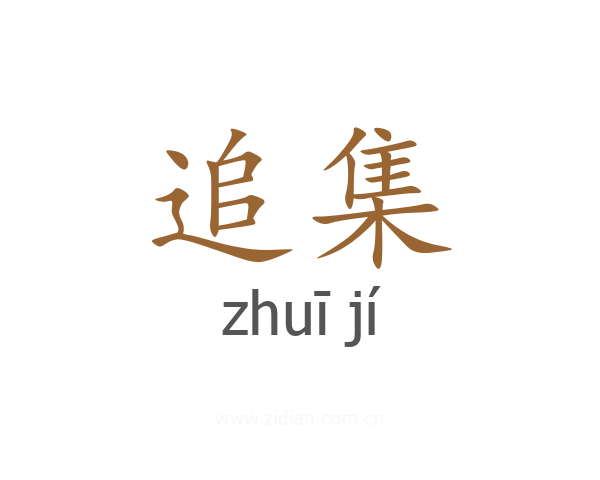 追集