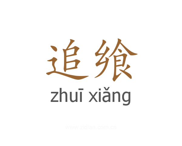 追飨