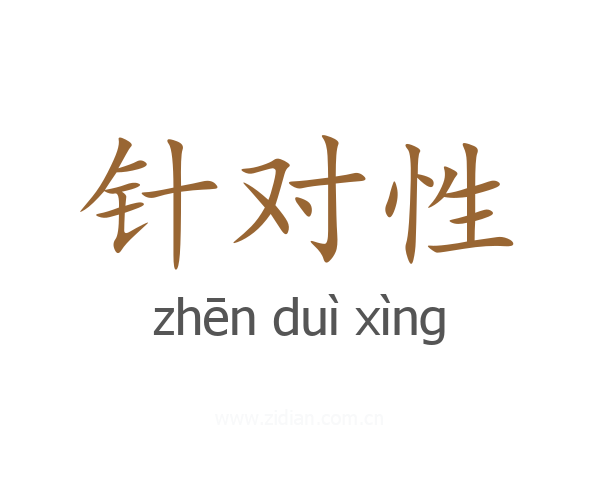 针对性