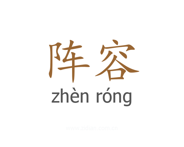 阵容