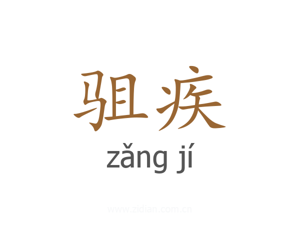 驵疾