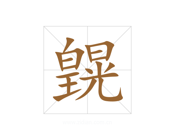 皩